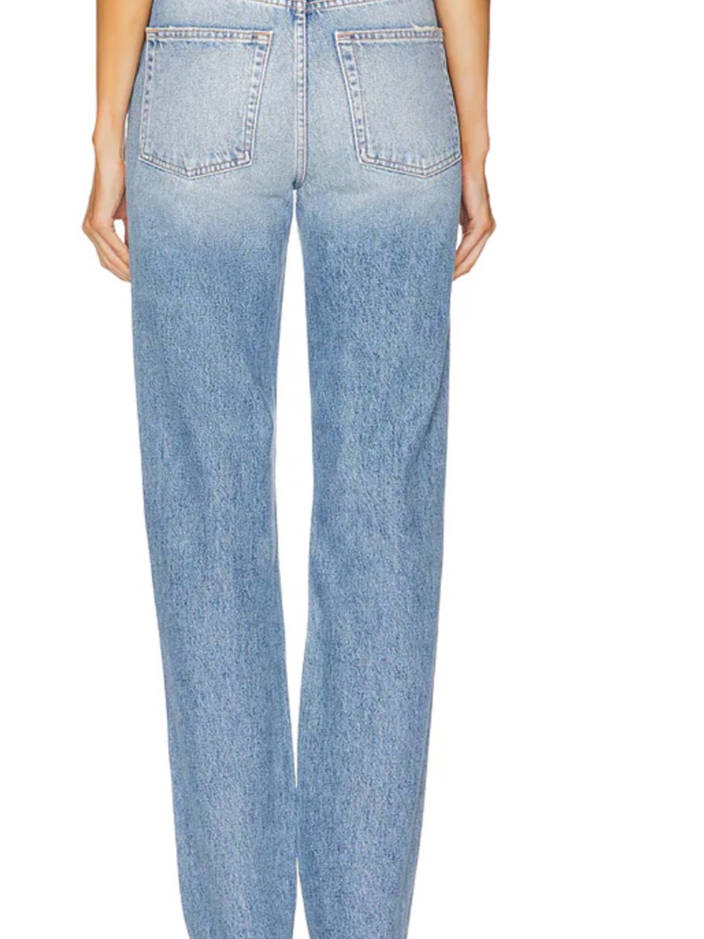 GRLFRND Sara Super high rise slim straight jeans